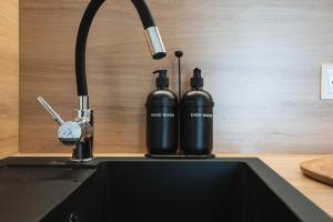 Η κουζίνα ή μικρή κουζίνα στο MW 6 Apartament