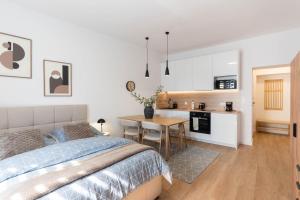 Η κουζίνα ή μικρή κουζίνα στο MW 6 Apartament