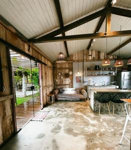 Dapur atau dapur kecil di Casa Curimã Corumbau