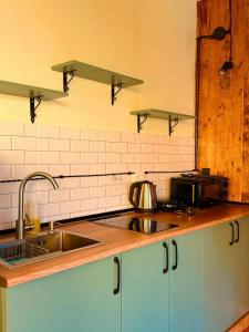 Kuchyň nebo kuchyňský kout v ubytování Kazbegi Villa Cottages + 11 fotografií