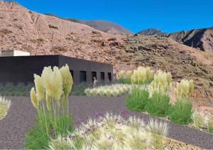 Naturlandskabet i nærheden af villaen