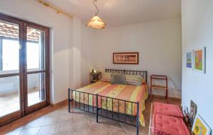 En eller flere senge i et værelse på Casa Vacanza Villa Maria