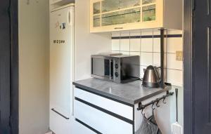 Cuisine ou kitchenette dans l'établissement Nice Home In Skærbæk With Wifi