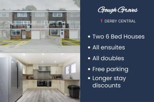 Zwei-Bett-Häuser alle Ensembles alle Blasen kostenlose Parkplätze längerer Aufenthalt längerer Aufenthalt in der Unterkunft Central Derby Ensuite Rooms for Contractor Stays in Derby