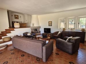 Χώρος καθιστικού στο Villa in Sainte Maxime with swimming pool