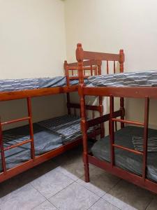 Ένα ή περισσότερα κρεβάτια σε δωμάτιο στο Lapa Hostel 181