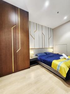 Ένα ή περισσότερα κρεβάτια σε δωμάτιο στο Hill10 ICity Homestay by Define Suite 344