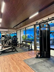 Γυμναστήριο ή/και όργανα γυμναστικής στο Loft Americana Chapultepec Alberca Wifi AC