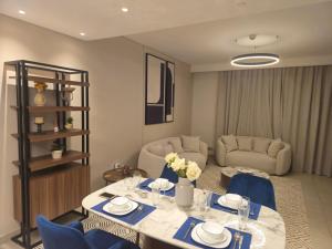 Posezení v ubytování Lusail Marina View