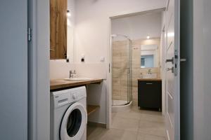 Koupelna v ubytování Apartament w Centrum Gliwic