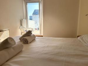 Ένα ή περισσότερα κρεβάτια σε δωμάτιο στο Cosy T2 à 3min de la gare - Parking souterrain Gratuit & Privé - Paris & Disneyland 25min