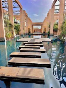 Bazén v ubytování Prestige Duplex High Standing Marrakech nebo v jeho okolí