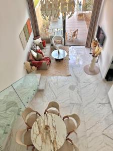 Posezení v ubytování Prestige Duplex High Standing Marrakech