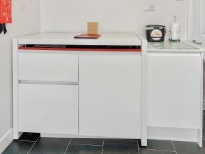 Kuchyň nebo kuchyňský kout v ubytování Black Pan Holiday Cottage