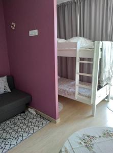 Postel nebo postele na pokoji v ubytování Sunny beach apartaments + 25 fotografií