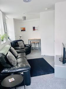 Χώρος καθιστικού στο Rubys apartment