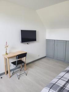 TV a/nebo společenská místnost v ubytování L envol