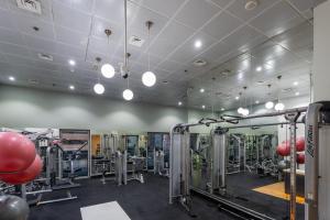 Fitness centrum a/nebo fitness zařízení v ubytování 83rd Floor Luxurious Penthouse Full Sea View 6 BHK