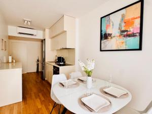 Η κουζίνα ή μικρή κουζίνα στο MOMENTIC Apartment - riverside +23 φωτογραφίες