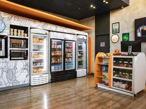 a store with two refrigerators in a room at ibis budget Sao Paulo Paraiso in Sao Paulo