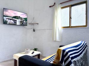 Μια τηλεόραση ή/και κέντρο ψυχαγωγίας στο Il Mare Blu - Monoambiente completo