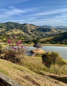 Landskap semula jadi dekat dengan the country house