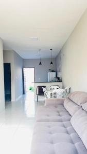 Χώρος καθιστικού στο Casa Bastos - Delta do Parnaíba