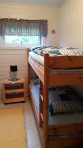 Postel nebo postele na pokoji v ubytování Aktiv ferie i Vesterålen, Hovden 8475 Straumsjøen