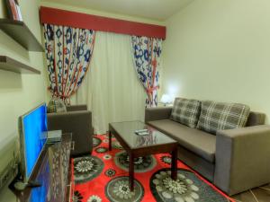 Posezení v ubytování Porto Matrouh Apartments powered By Amer-Group