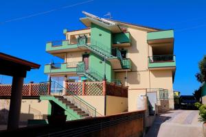 Ein Balkon oder eine Terrasse in der Unterkunft Appartamenti Anzà