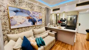 Η κουζίνα ή μικρή κουζίνα στο Flat inspiração Paris - Hotel