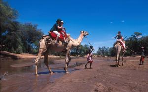 Tetamu yang menginap di Samburu Intrepids Tented Camp