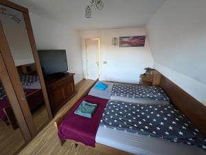 Ένα ή περισσότερα κρεβάτια σε δωμάτιο στο Rent a room Bruno