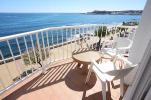 En balkong eller terrass på Rallye Hotel