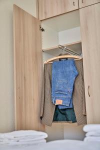 Ένα ή περισσότερα κρεβάτια σε δωμάτιο στο Seemuschel - 7