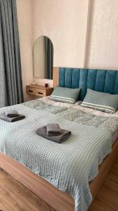 Ένα ή περισσότερα κρεβάτια σε δωμάτιο στο Apartment MILU