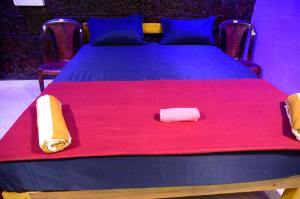 Ένα ή περισσότερα κρεβάτια σε δωμάτιο στο Green home stay