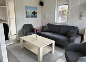 Posezení v ubytování Strandhaus Schatzkiste 7