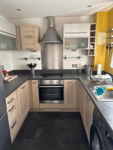 Η κουζίνα ή μικρή κουζίνα στο Modern flat +5 φωτογραφίες