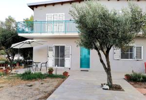 una casa con un árbol delante en B&B Altamarea, en Crotone