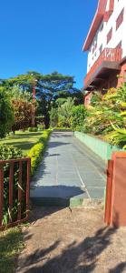 Κήπος έξω από το Kitnet compacta e acolhedora