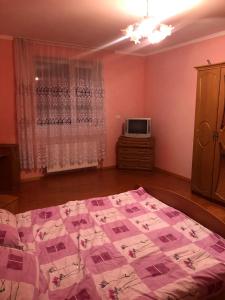 Postel nebo postele na pokoji v ubytování Закарпатський струмок