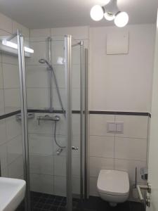 Koupelna v ubytování Ferienzimmer Lütt