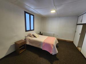 sypialnia z łóżkiem i oknem w obiekcie Casa completamente equipada, a 5 min del centro w mieście Punta Arenas