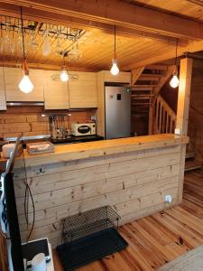 Η κουζίνα ή μικρή κουζίνα στο La casita de Rascafria