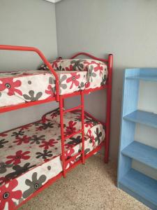 Postel nebo postele na pokoji v ubytování Apartamento junto al Club Nautico