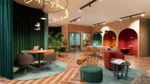 Χώρος καθιστικού στο All Suites Appart Hotel Serris Val-d'Europe