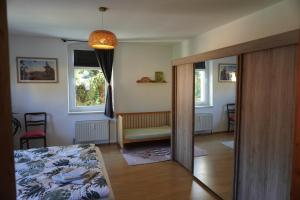 Posezení v ubytování Ferienwohnung Ufer - Urlaub in der Sächsischen Schweiz