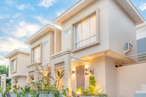 una representación de una casa blanca en Azura Villas Nusa Dua, en Ungasan
