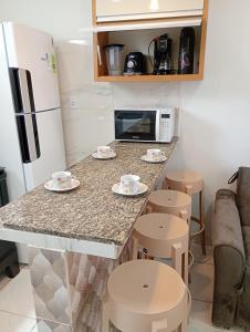 Dapur atau dapur kecil di Apartamento Completo e Centralizado 5